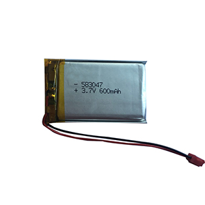 3.7V 600mAh 583047微型投影儀電池