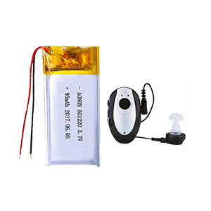 3.7V 100mAh 601220-1S1P助聽器電池